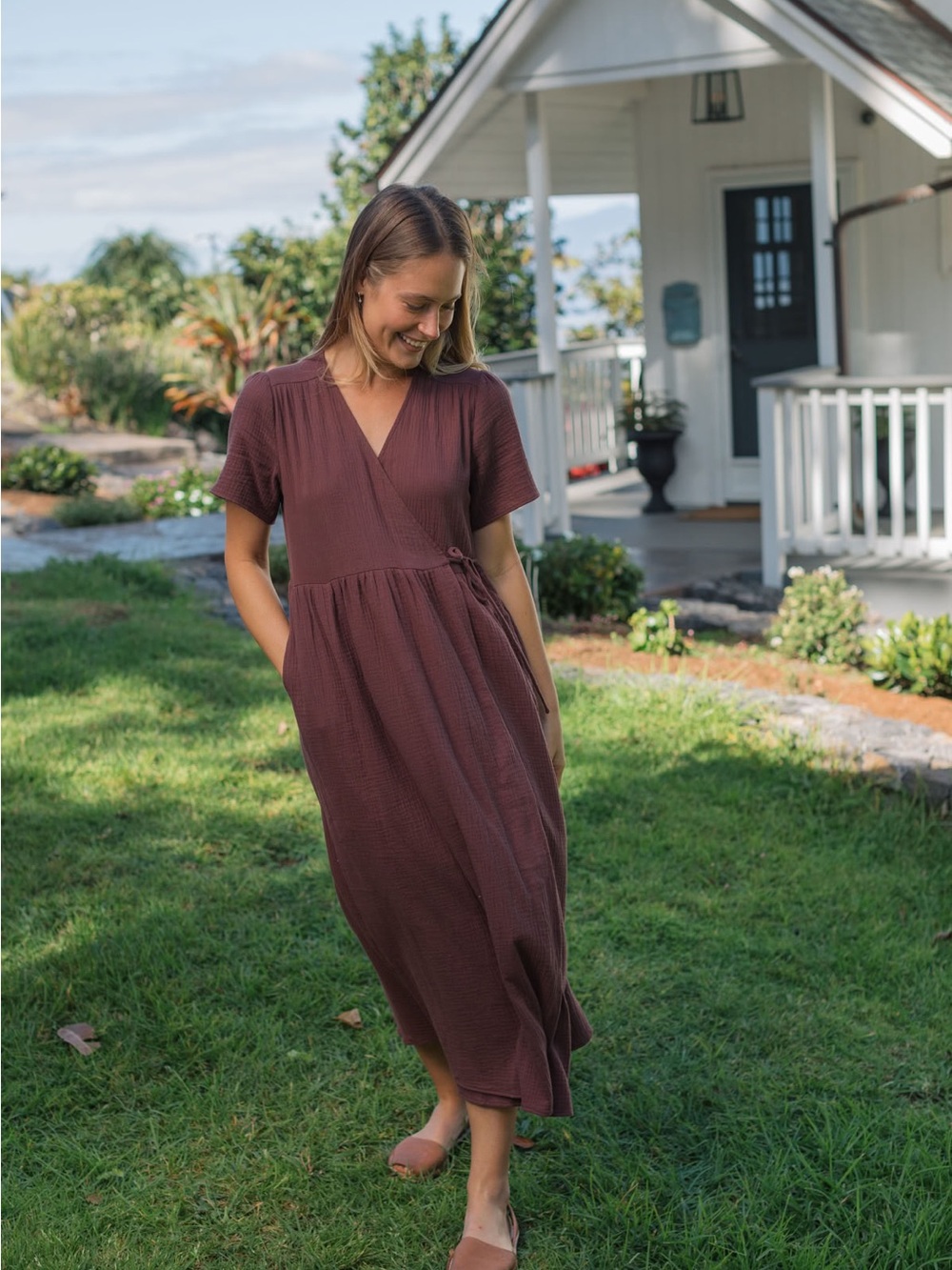 Neuflora Fall River Dress in Plum